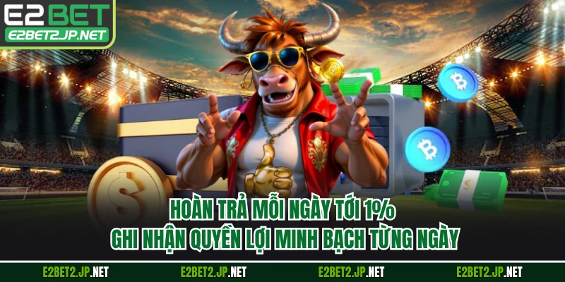 Hoàn trả mỗi ngày tới 1% ghi nhận quyền lợi minh bạch từng ngày