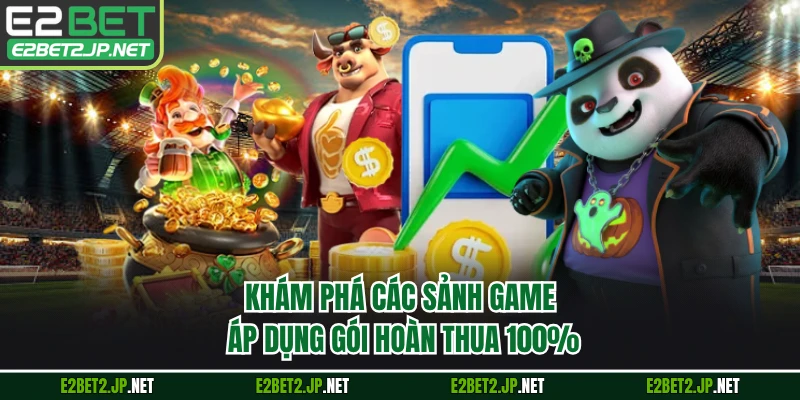 Khám phá các sảnh game áp dụng gói hoàn thua 100%