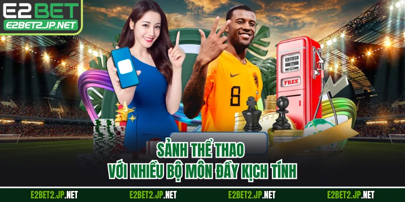 Sảnh thể thao với nhiều bộ môn đầy kịch tính
